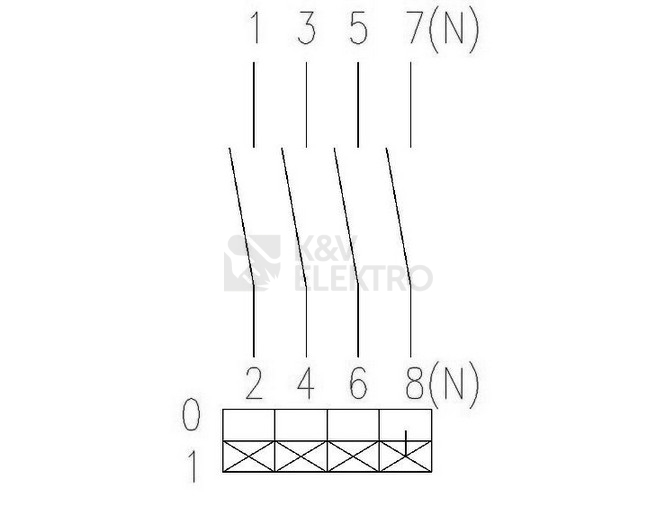 Obrázek produktu VACKOVY SPINAC I/O 20A T0-2-8900/IVS 2