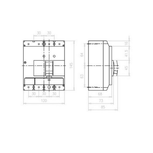 JISTIC 4POL IN=50A NZMC1-4-A50