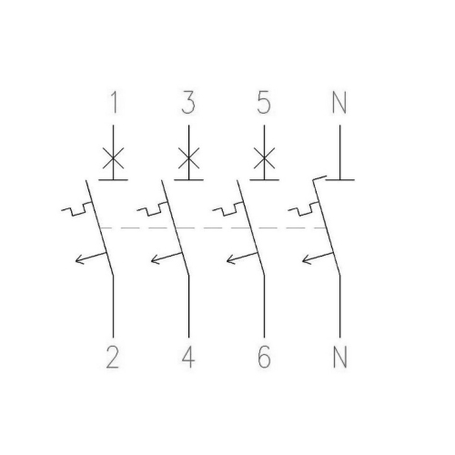 JISTIC 4POL IN=32A NZMH2-4-A32 (obrázek 3)