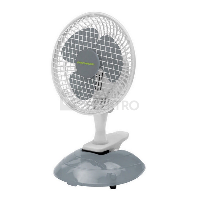 Obrázek produktu Stolní ventilátor Kanlux VENETO-15GR s klipsnou bílá/šedá 14952 0