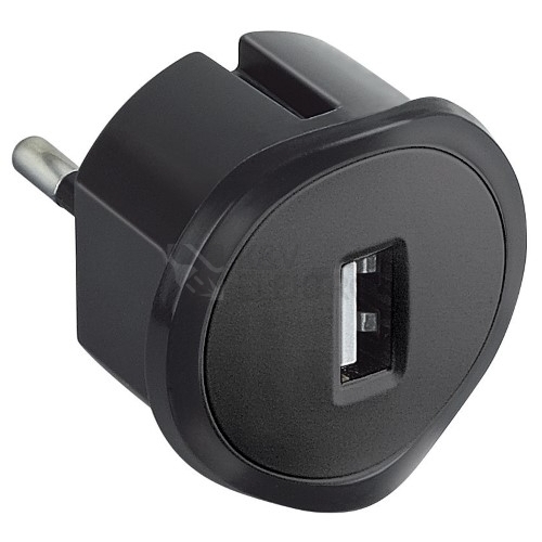 Legrand nabíječka USB adaptér 1,5A 50681 230/5V černý