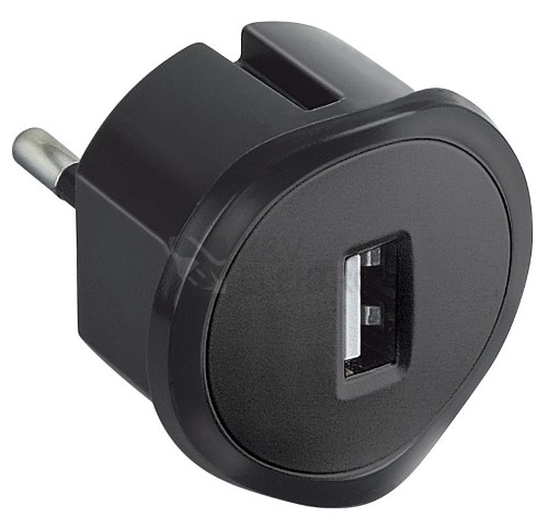 Obrázek produktu Legrand nabíječka USB adaptér 1,5A 50681 230/5V černý 0