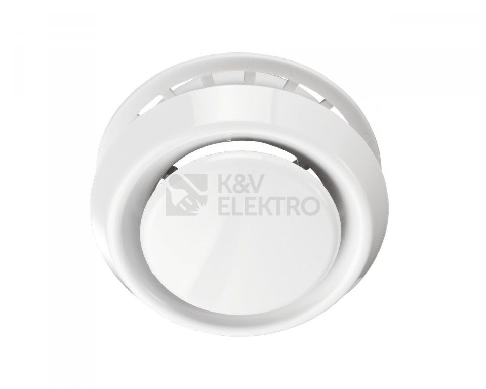 Obrázek produktu Kovový talířový ventil bílý polohovatelný VENTS AM 125 VRF 1009697 0