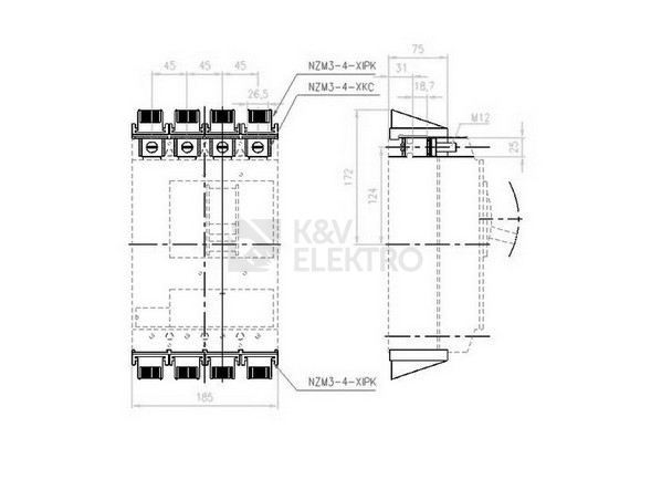 Obrázek produktu TRMENOVE SVORKY SADA NZM3-4-XKC 1