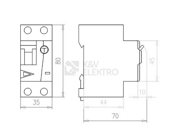 Obrázek produktu Proudový chránič s jističem EATON FRBmM-B16/1N/003-G 16A 30mA AC 170711 1