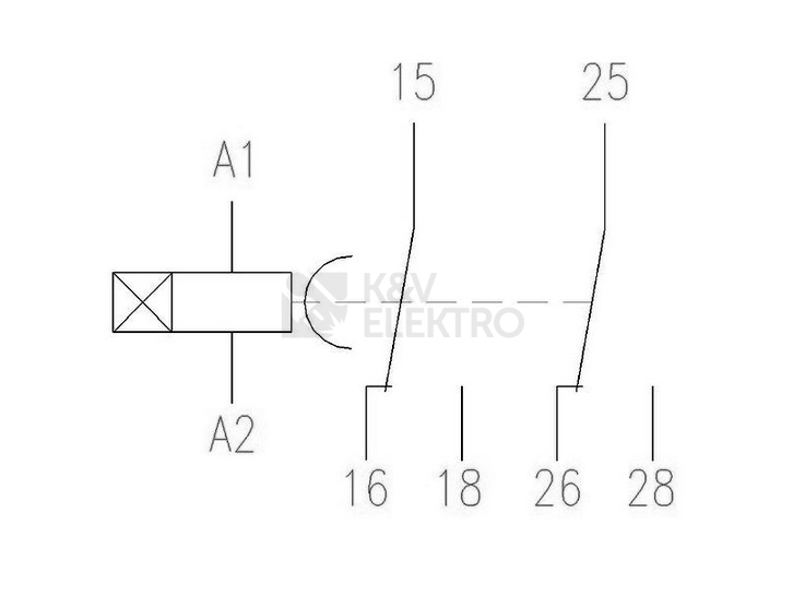 Obrázek produktu  Časové relé EATON ETR2-11-D zpožděné sepnutí 24-240VAC 24-48VDC 2