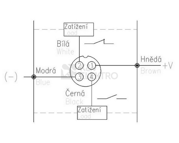 Obrázek produktu EATON INDUKCNI SENZOR SN=20MM E52Q-DL20SAD01 2