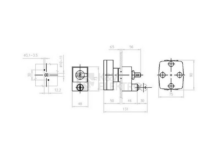 Obrázek produktu UZAMYK. SPINAC 20A T0-2-1/E/SVA(S)-RT 1