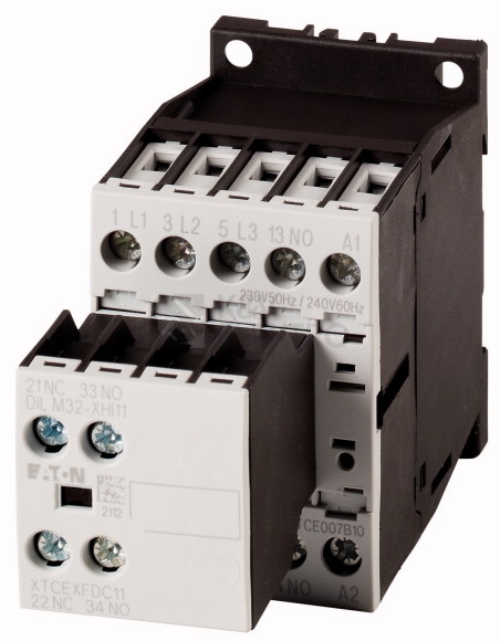 Obrázek produktu  Stykač EATON DILM12-21(230V50HZ,240V60HZ) 12A 2NO+1NC 276900 0