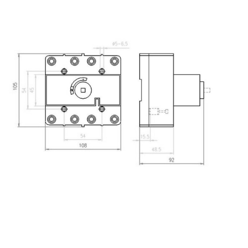 EATON ODPINAC DUMECO 125A 4-POL DMM-125/4-SK