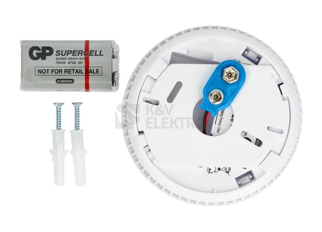 Obrázek produktu Detektor kouře/požární hlásič ZAMEL EL Home SD-86A2 2