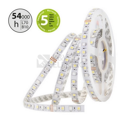 Obrázek produktu LED pásek McLED 24V RGBW CW studená bílá 12mm IP20 17,3W/m ML-128.632.60.0 (5m) 1
