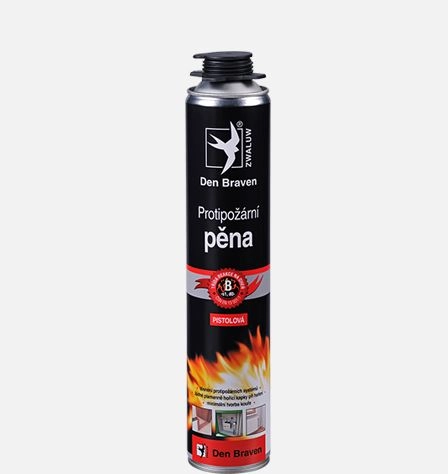 Den Braven protipožární pěna pistolová 750ml červená 403121RP