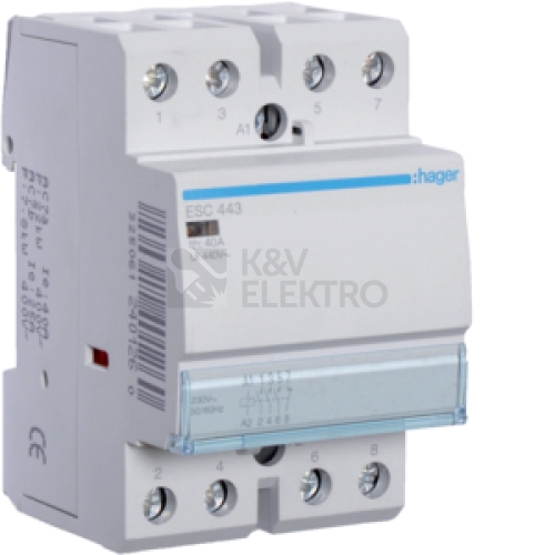 INST. STYKAC ESC443 40A 3S/1R 230V/50Hz