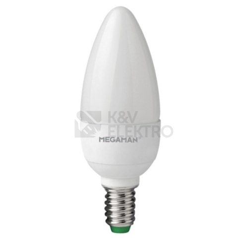 LED žárovka E14 Megaman LC0403.5V2/CW/E14 B35 3,5W (25W) neutrální bílá (4000K) svíčka