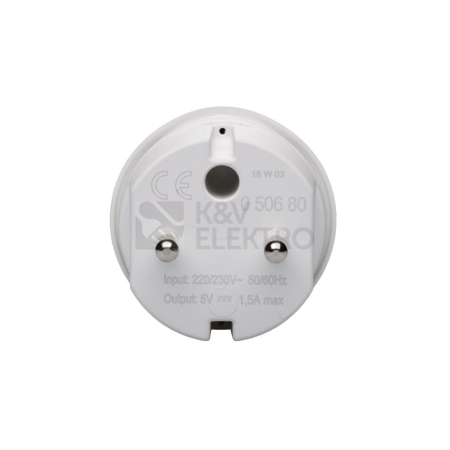 Obrázek produktu Legrand nabíječka USB adaptér 1,5A 50680 230/5V bílá 2