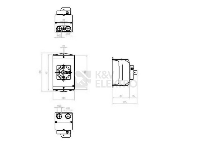 Obrázek produktu VACKOVY SPINAC 32A T3-1-102/I2/SVB 1