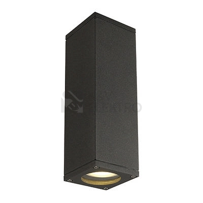 Obrázek produktu Venkovní nástěnné svítidlo SLV THEO IP44 GU10 2x35W antracit 229535 bez žárovek 0