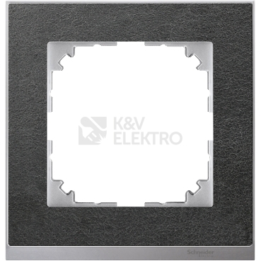 Obrázek produktu Schneider Electric Merten M-Pure Decor rámeček Slate/Aluminium MTN4010-3669 0