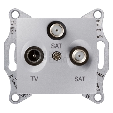 Obrázek produktu SEDNA ZASUVKA TV-SAT-SAT ALU SDN3502160 0