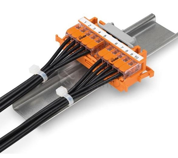 Obrázek produktu Držák svorek WAGO 221-500 pro svorky 221 4mm2 2