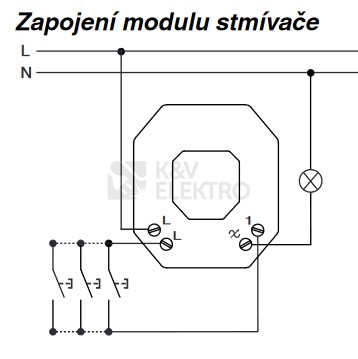 Obrázek produktu Stmívač univerzální pod tlačítko Schneider Electric CCT99100 1