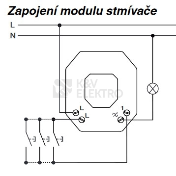 Obrázek produktu Stmívač univerzální pod tlačítko Schneider Electric CCT99100 1
