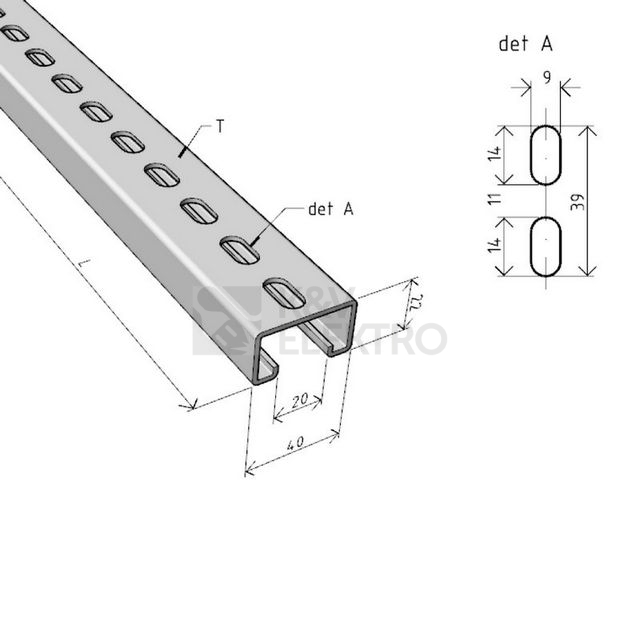 Obrázek produktu STOJNA STNM 300 ZZ (1,5MM) 1