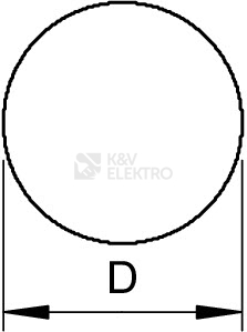 Obrázek produktu  Zemnící drát FeZn OBO RD 8-FT 5021081 1