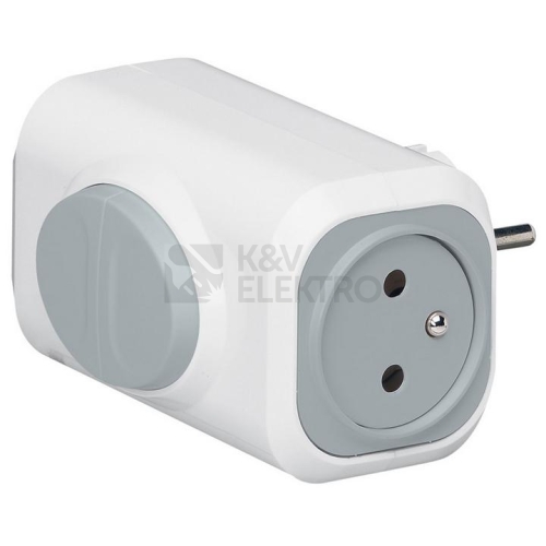 Rozbočka 2x2P+T 16A s automatickým vysunutím 50637