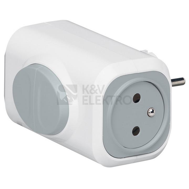 Obrázek produktu Rozbočka 2x2P+T 16A s automatickým vysunutím 50637 0