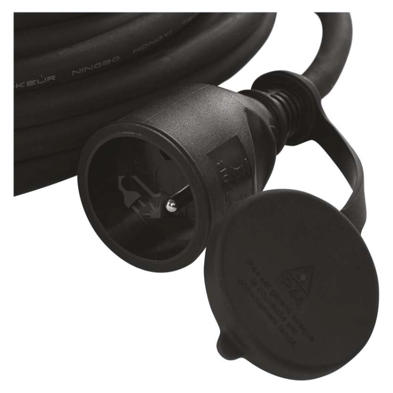 Obrázek produktu Gumový prodlužovací kabel EMOS 10m/1 zásuvka IP44 P01710 4
