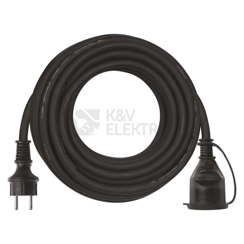 Obrázek produktu Gumový prodlužovací kabel EMOS 10m/1 zásuvka IP44 P01710 5