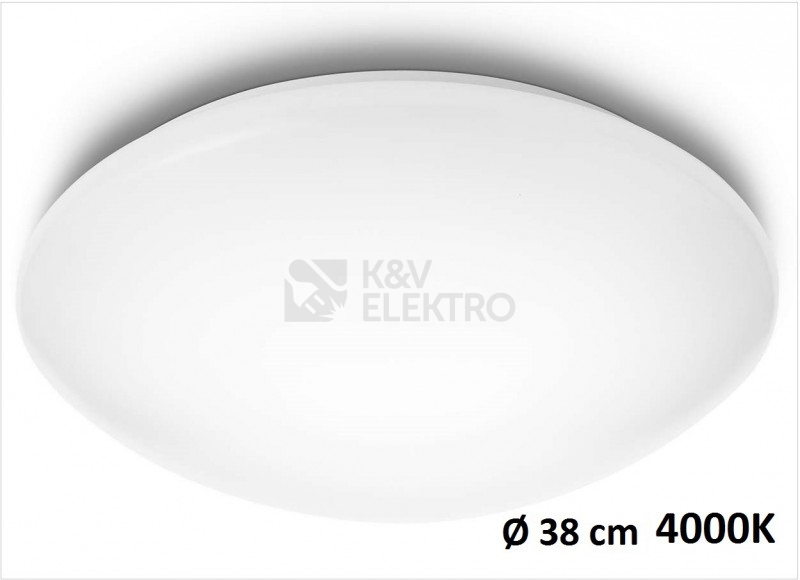 Obrázek produktu  Nástěnné a stropní LED svítidlo Philips Suede 31802/31/16 průměr 38cm 4000K neutrální bílá 1