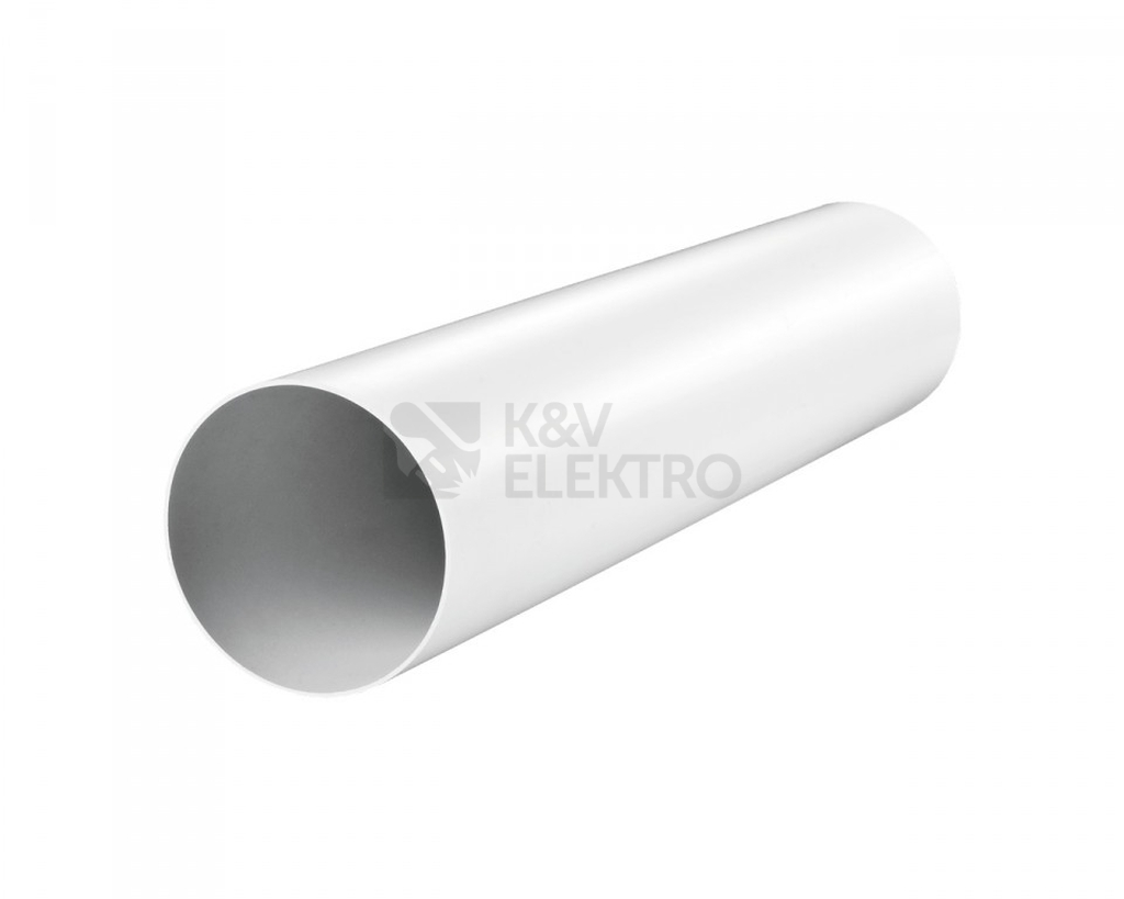 Obrázek produktu PVC ventilační trubka kulatá 0,5m/100mm VENTS 1005 1001005 0
