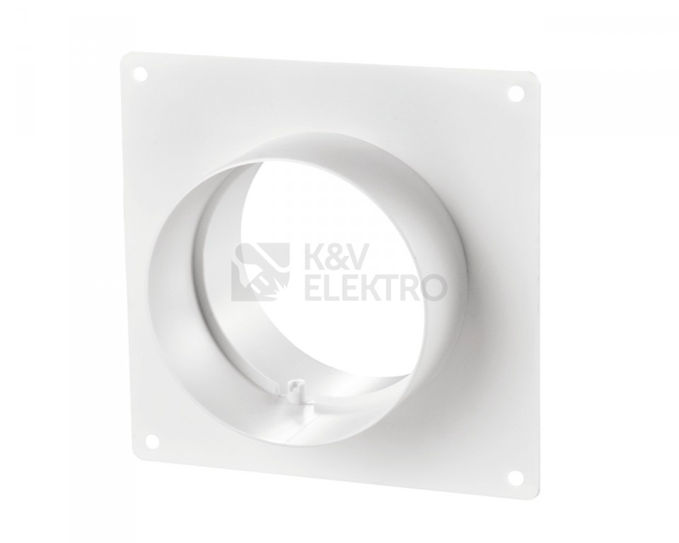 Obrázek produktu Spojka vnitřní s rámečkem 100mm PVC VENTS 151 pro napojení potrubí 1001510 0