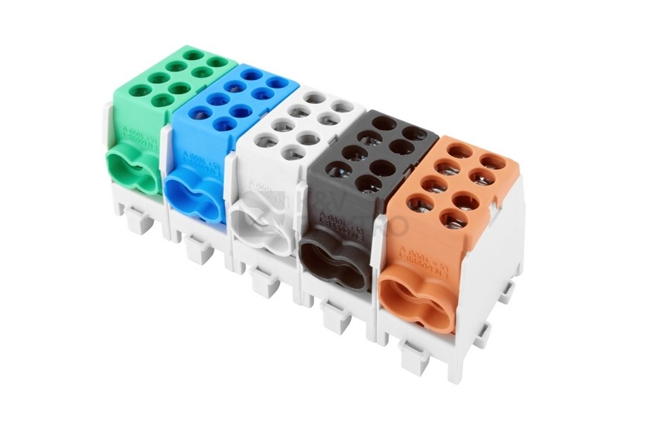 Obrázek produktu Svorkovnice rozbočovací HLAK 25 5/10 BSG-S 3xL+N+PE 1002831 0