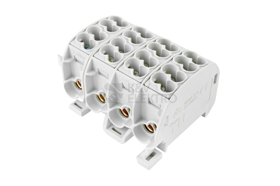 Obrázek produktu Svorkovnice rozbočovací HLAK 25//4 C 4L šedá 1004210 0