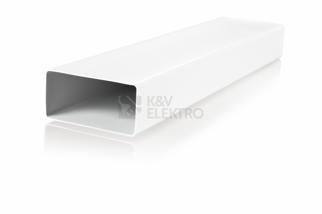 Obrázek produktu PVC ventilační potrubí hranaté 0,5m/55x110mm VENTS 5005 1005005 0