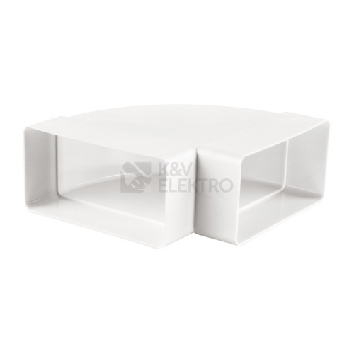 Koleno 90° VENTS 5251 horizontální 55x110mm PVC 1005251