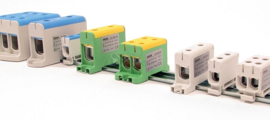 Obrázek produktu Univerzální připojovací svorka UK 50/3X1 A šedá 1006647 3