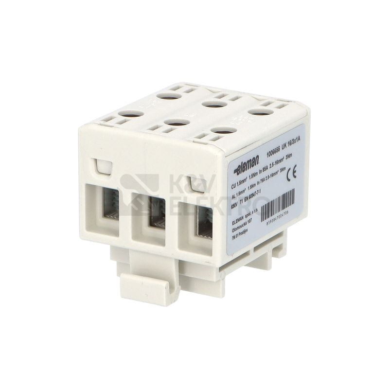 Obrázek produktu Univerzální připojovací svorka UK 16/3X1 A šedá 1006655 0