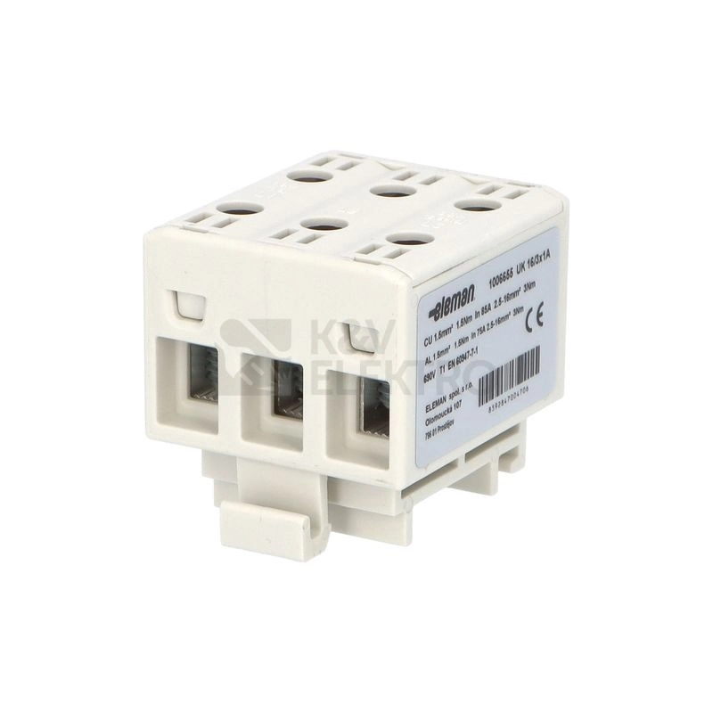 Obrázek produktu Univerzální připojovací svorka UK 16/3X1 A šedá 1006655 0