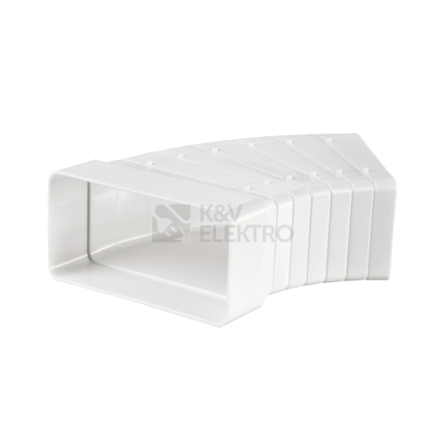 Koleno 3° až 48° VENTS 52510 horizontální 55x110mm PVC 1008187