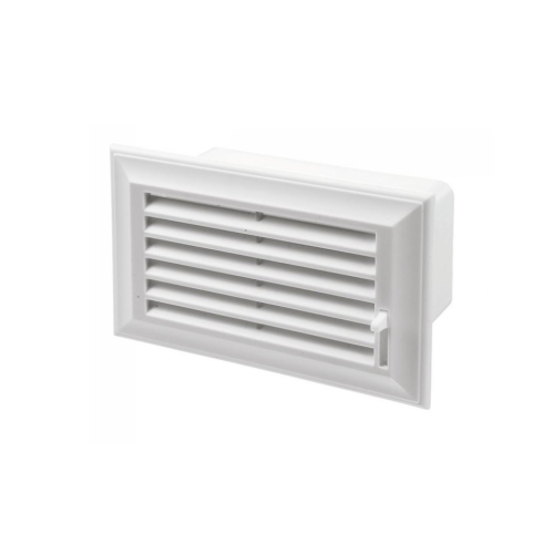 Levně Mřížka plochého potrubí s klapkou VENTS 872 60x204mm PVC 1008195