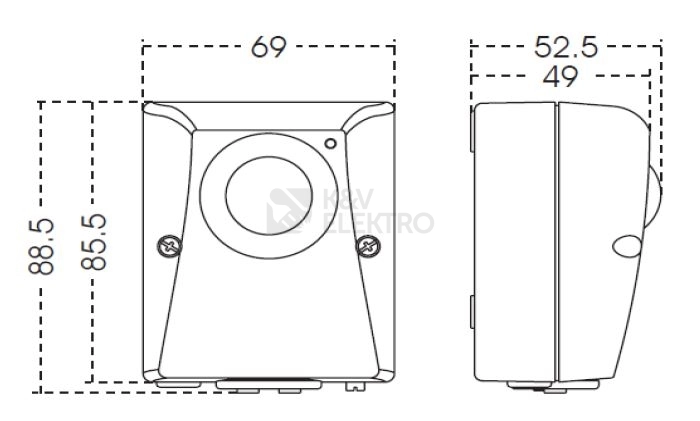 Obrázek produktu Soumrakový spínač Orbis ORBILUX 10A IP55 1000856 1