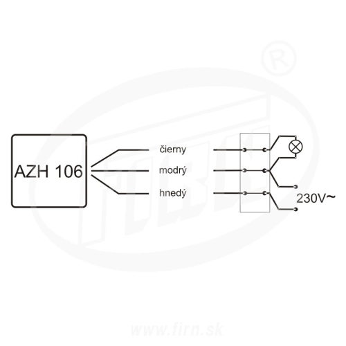 Soumrakový spínač AZH-106 16A IP65 1000904 (obrázek 3)