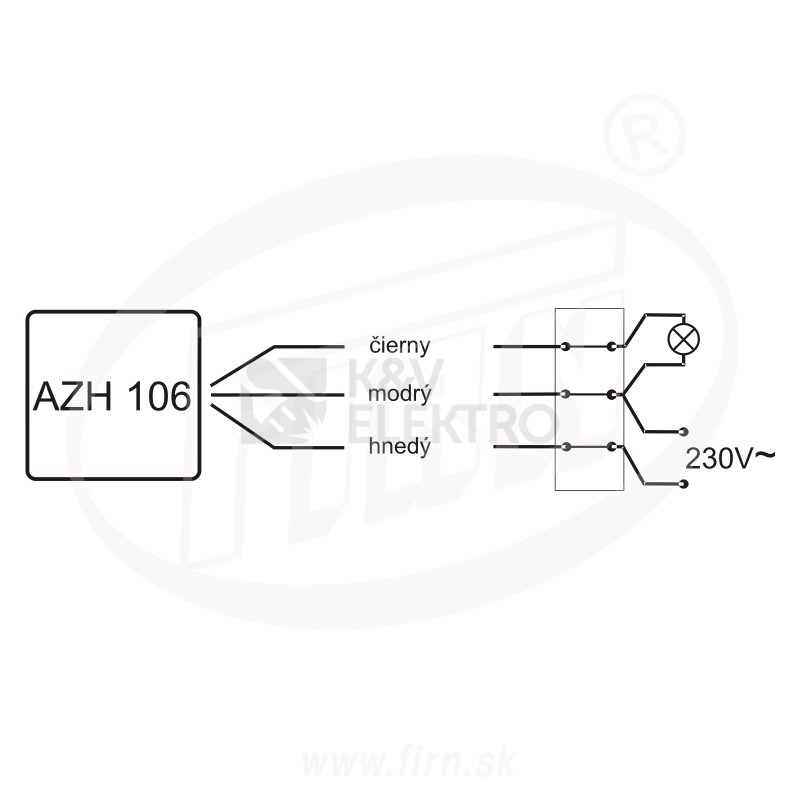 Obrázek produktu Soumrakový spínač AZH-106 16A IP65 1000904 2