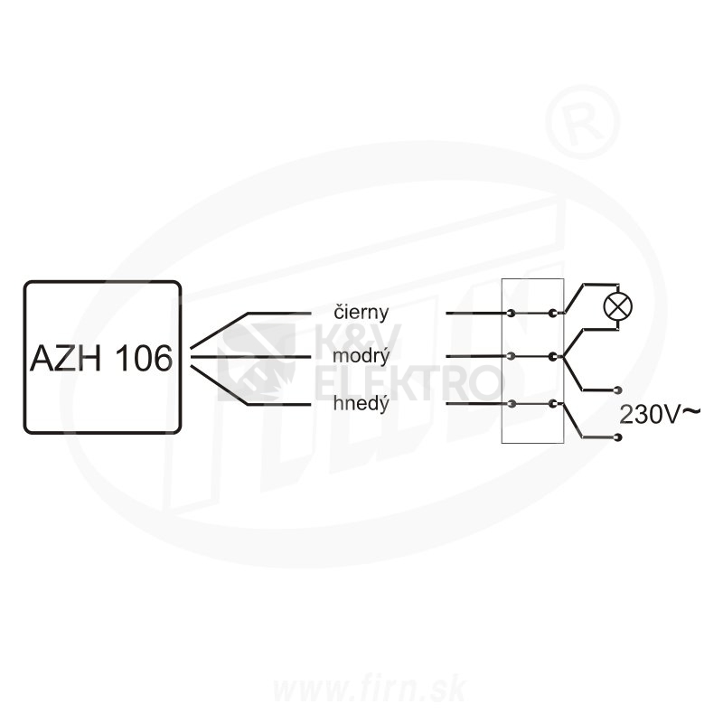 Obrázek produktu Soumrakový spínač AZH-106 16A IP65 1000904 3