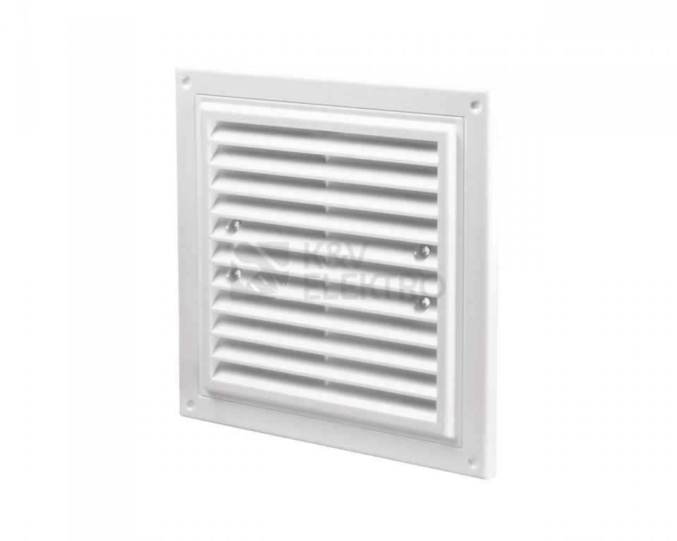 Obrázek produktu Mřížka 150x150mm bílá plastová MV 150x150s síťka proti hmyzu 1009761 0